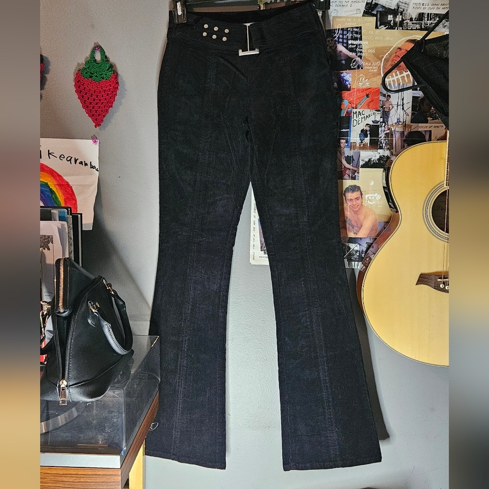 Forever 21 Belted Flare Corduroy pants